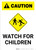 Caution: Watch for Children with Icon Portrait