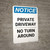 Notice: Private Driveway - No Turn Around Portrait