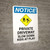 Notice: Private Driveway - Slow Down Kids At Play Portrait