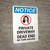 Notice: Private Driveway - Dead End No Turn Around Portrait