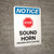 Notice: Stop - Sound Horn - Proceed With Caution Portrait