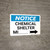 Notice: Chemical Shelter Mile with Right Arrow Landscape