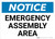 Notice: Emergency Assembly Area Landscape