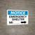 Notice: Emergency Shelter Mile with Right Arrow Landscape