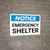 Notice: Emergency Shelter Landscape