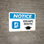Notice: Escape Route Up Arrow with Icon Landscape