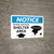 Notice: Severe Weather Shelter Area with Icon Landscape