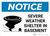 Notice: Severe Weather Shelter In Basement Landscape