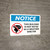 Notice: This Way Out Down Arrow Landscape