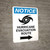 Notice: Hurricane Evacuation Route Right Arrow with Icon Portrait