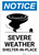 Notice: Severe Weather Shelter-In-Place Portrait