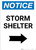 Notice: Storm Shelter Right Arrow Portrait