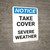 Notice: Take Cover Severe Weather Portrait