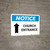 Notice: Church Entrance with Up Arrow Landscape