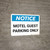 Notice: Motel Guest Parking Only Landscape