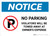 Notice: No Parking - Violators Will be Towed Away at Owner's Expense Landscape