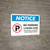 Notice: No Parking - Loading Zone - Violators Will Be Towed Landscape