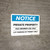 Notice: Private Property - HOA Member Use Only - Lot Parking By Permit Only Landscape