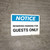 Notice: Reserved Parking for Guests Only Landscape