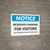 Notice: Reserved Parking for Visitors - Unauthorized Vehicles Towed Away Landscape