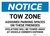 Notice: Tow Zone - Assigned Parking Spaces On These Premises Landscape