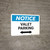 Notice: Valet Parking with Bidirectional Arrow Landscape