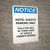 Notice: Hotel Guests Parking Only - Violators Will be Towed Away Portrait