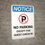 Notice: No Parking Except for Guest Check-In Portrait