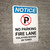 Notice: No Parking - Fire Lane Violators Booted Or Towed with Icon Portrait