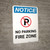 Notice: No Parking - Fire Zone Portrait