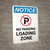 Notice: No Parking - Loading Zone Portrait