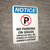 Notice: No Parking On Grass - Vehicles will Be Towed Portrait