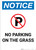 Notice: No Parking On the Grass Portrait