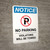 Notice: No Parking - Violators Will Be Towed Portrait