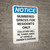 Notice: Numbered Spaces Residents Only Portrait