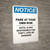 Notice: Park At Your Own Risk Portrait