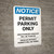 Notice: Permit Parking Only - Unauthorized Vehicles will be Ticketed Portrait