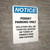 Notice: Permit Parking Only - Violators Will Be Ticketed/Booted/or Towed Portrait