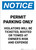 Notice: Permit Parking Only - Violators Will Be Ticketed/Booted/or Towed Portrait