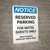 Notice: Reserved Parking for Motel Guests Only - Unauthorized Vehicles Towed Away Portrait