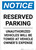 Notice: Reserved Parking - Unauthorized Vehicles Will Be Towed At Owner Expense Portrait