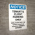 Notice: Tenant and Client Parking Only - Violators Towed Away with Icon Portrait