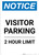 Notice: Visitor Parking - 2 Hour Limit Portrait