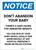 Notice: Don't Abandon Your Baby - There's a Safe Haven Portrait - Label