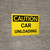 Caution: Car Unloading Landscape - Wall Sign