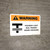 Warning: Highway-Light Rail Transit Grade Crossing T-Cross ANSI Landscape - Wall Sign