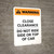 Warning: Close Clearance - Do Not Ride Side or Top of Car ANSI Portrait - Wall Sign
