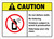Caution: Do Not Deface Walls - No Loitering ANSI Landscape
