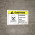 Caution: Poison Lead Work Area - Authorized Personnel Only ANSI Landscape