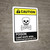Caution: Poison Lead Work Area Authorized Only ANSI Portrait